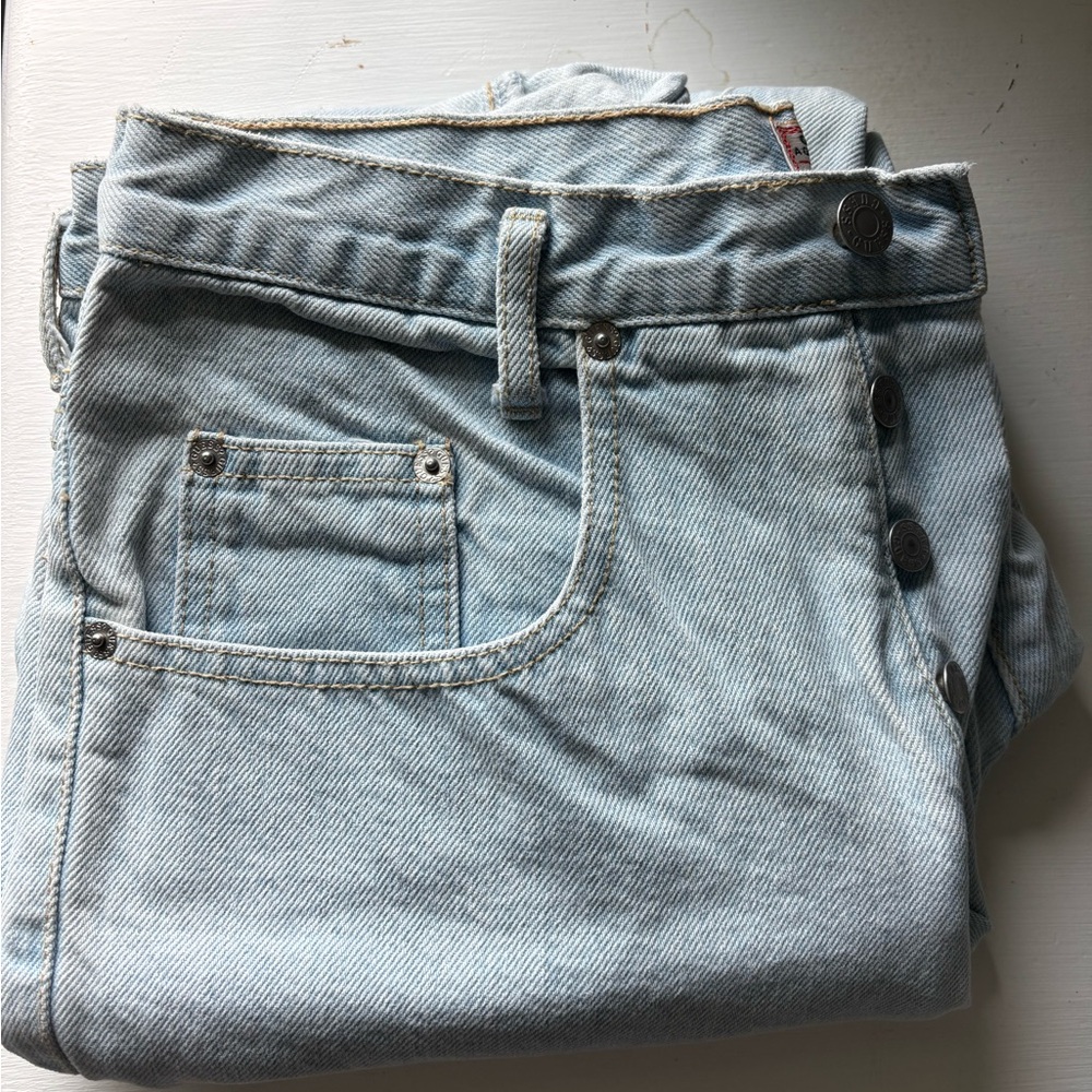 Guess by Marciano Light Blue Straight Leg Jeans